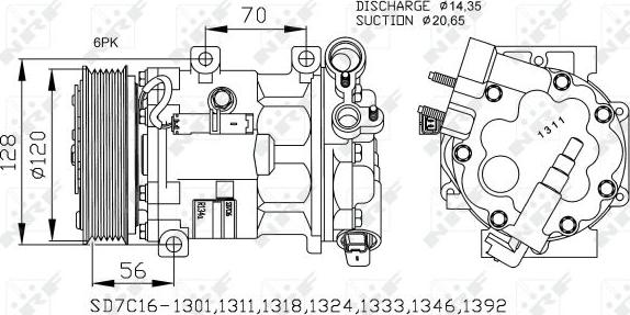 NRF 32682 - Compressore, Climatizzatore autozon.pro