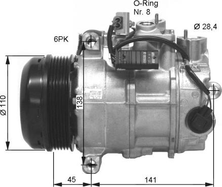 NRF 32676G - Compressore, Climatizzatore autozon.pro