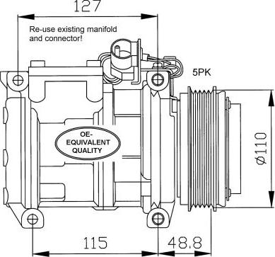 NRF 32048 - Compressore, Climatizzatore autozon.pro