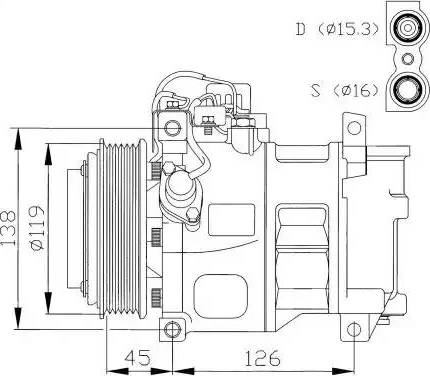 NRF 32042G - Compressore, Climatizzatore autozon.pro