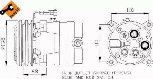 NRF 32058 - Compressore, Climatizzatore autozon.pro