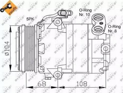 NRF 32080G - Compressore, Climatizzatore autozon.pro