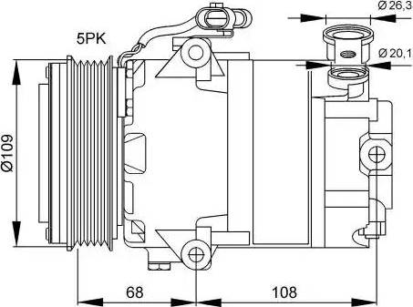 NRF 32083G - Compressore, Climatizzatore autozon.pro