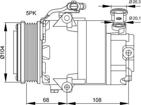 NRF 32082G - Compressore, Climatizzatore autozon.pro