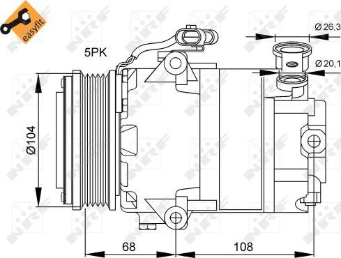 NRF 32082 - Compressore, Climatizzatore autozon.pro