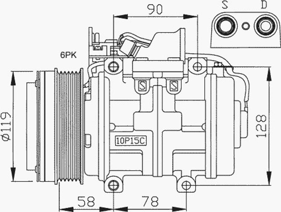 NRF 32039 - Compressore, Climatizzatore autozon.pro