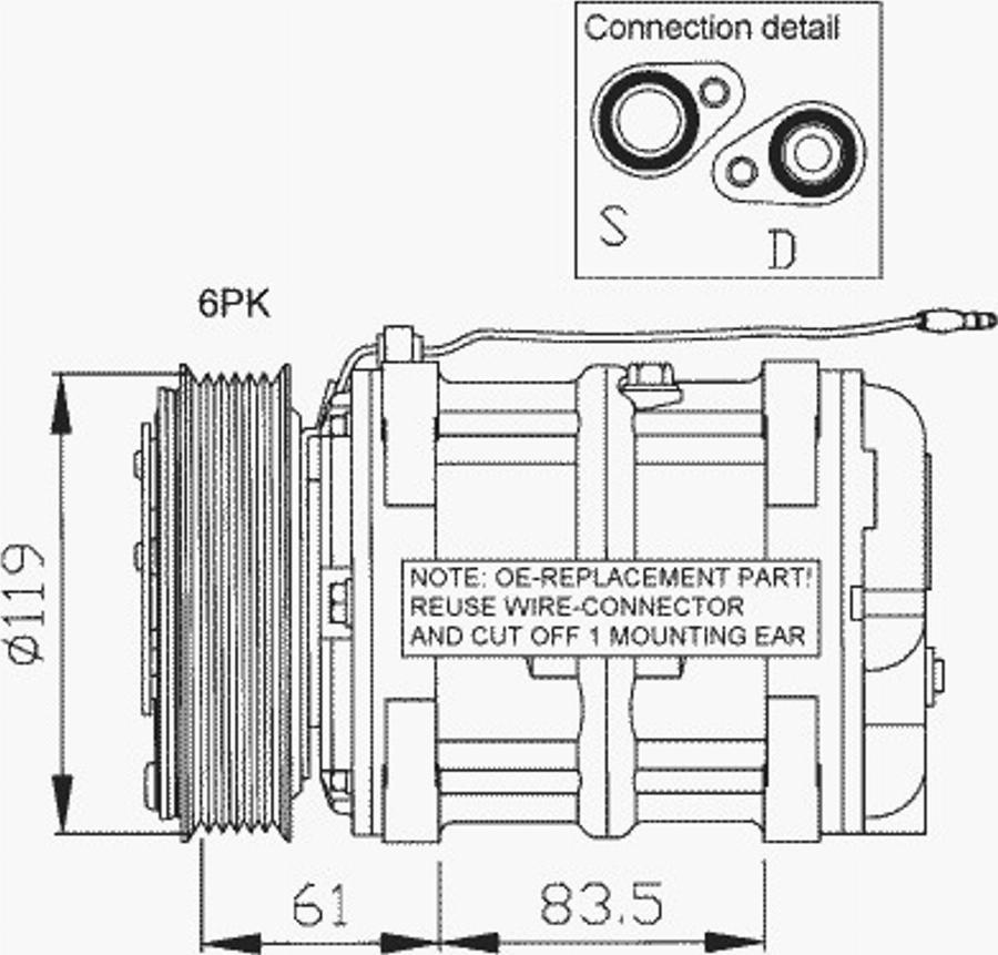 NRF 32034 - Compressore, Climatizzatore autozon.pro