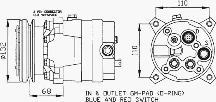 NRF 32024 - Compressore, Climatizzatore autozon.pro