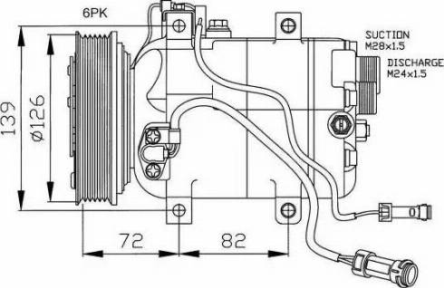 NRF 32027G - Compressore, Climatizzatore autozon.pro