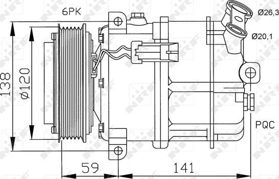 NRF 32191 - Compressore, Climatizzatore autozon.pro