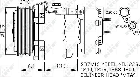 NRF 32198 - Compressore, Climatizzatore autozon.pro