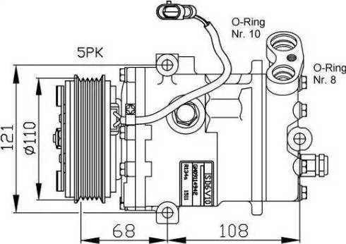 NRF 32197G - Compressore, Climatizzatore autozon.pro