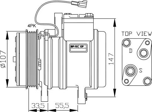 NRF  32143G - Compressore, Climatizzatore autozon.pro