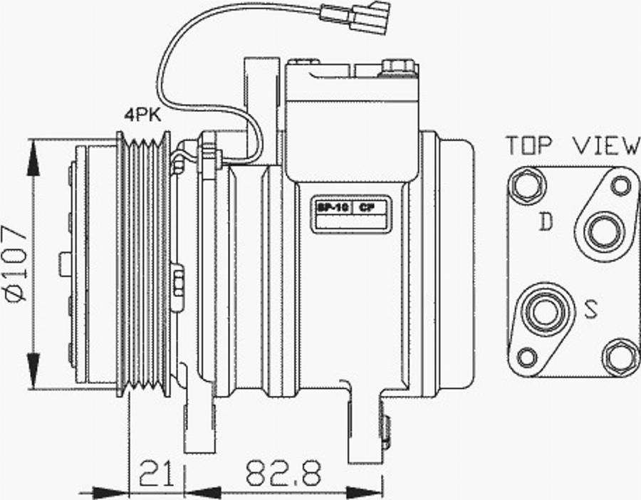 NRF 32143 - Compressore, Climatizzatore autozon.pro