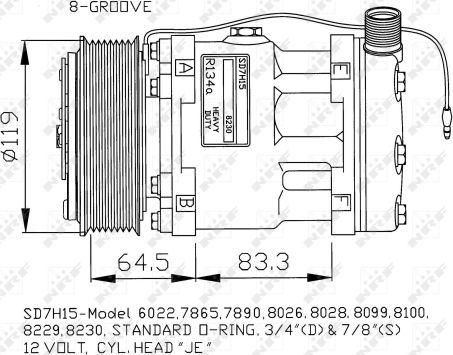 NRF 32142G - Compressore, Climatizzatore autozon.pro