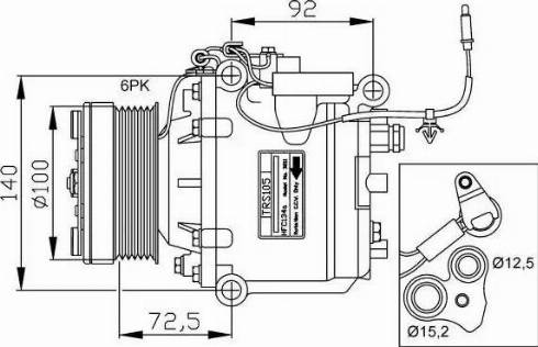 NRF 32165G - Compressore, Climatizzatore autozon.pro