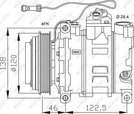 NRF 32167G - Compressore, Climatizzatore autozon.pro