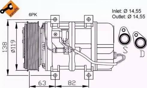 NRF 32109G - Compressore, Climatizzatore autozon.pro