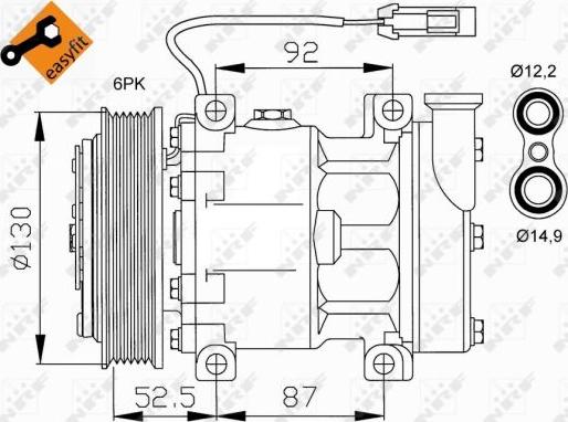 NRF 32113 - Compressore, Climatizzatore autozon.pro