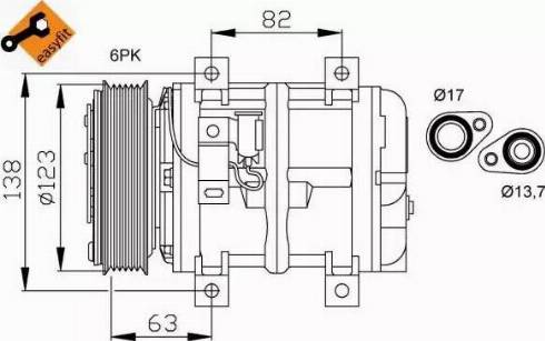 NRF 32112G - Compressore, Climatizzatore autozon.pro