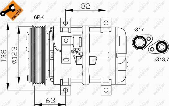 NRF 32112 - Compressore, Climatizzatore autozon.pro