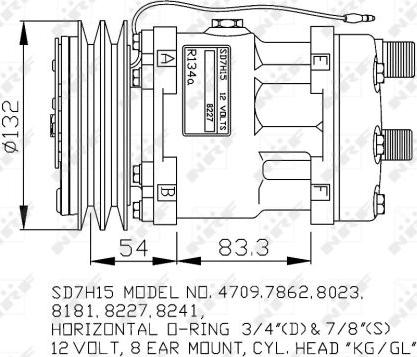 NRF 32131G - Compressore, Climatizzatore autozon.pro