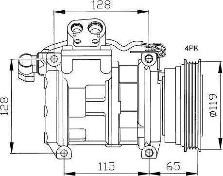 NRF 32122G - Compressore, Climatizzatore autozon.pro