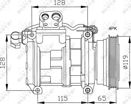 NRF 32122 - Compressore, Climatizzatore autozon.pro