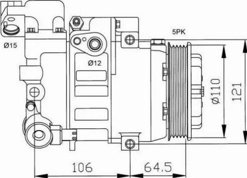 NRF 32175G - Compressore, Climatizzatore autozon.pro