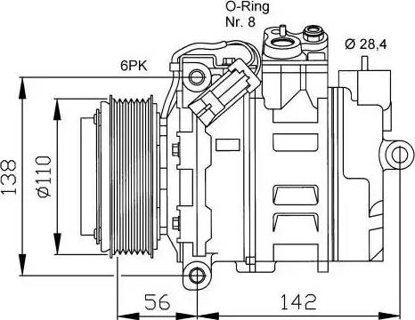 NRF 32178G - Compressore, Climatizzatore autozon.pro