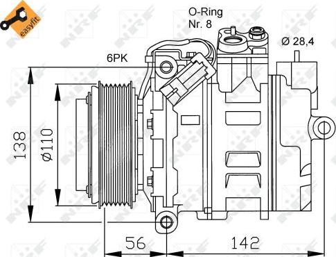 NRF 32178 - Compressore, Climatizzatore autozon.pro