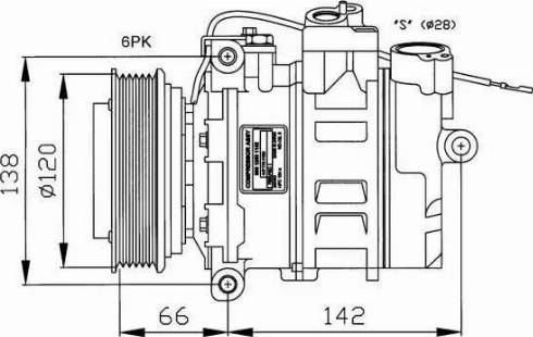 NRF 32177G - Compressore, Climatizzatore autozon.pro