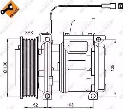 NRF 32824G - Compressore, Climatizzatore autozon.pro