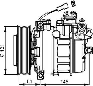 NRF 32821G - Compressore, Climatizzatore autozon.pro