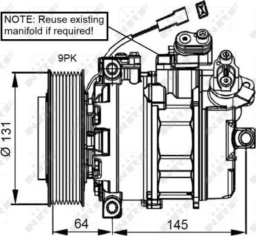 NRF 32821 - Compressore, Climatizzatore autozon.pro