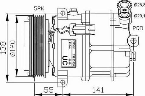 NRF 32313G - Compressore, Climatizzatore autozon.pro