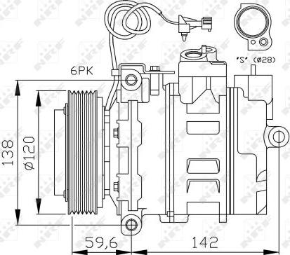 NRF 32377 - Compressore, Climatizzatore autozon.pro