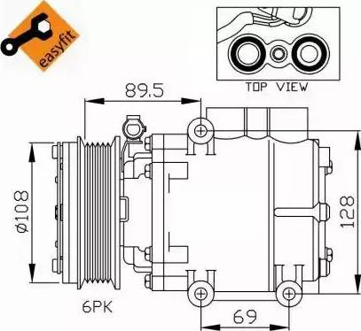 NRF 32248G - Compressore, Climatizzatore autozon.pro