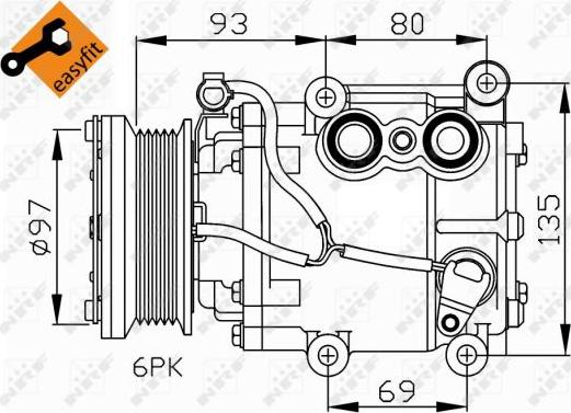 NRF 32247 - Compressore, Climatizzatore autozon.pro