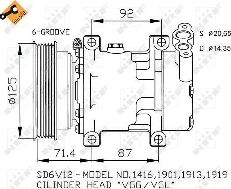 NRF 32259 - Compressore, Climatizzatore autozon.pro