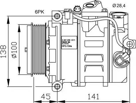 NRF 32256G - Compressore, Climatizzatore autozon.pro