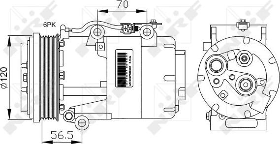 NRF 32250G - Compressore, Climatizzatore autozon.pro