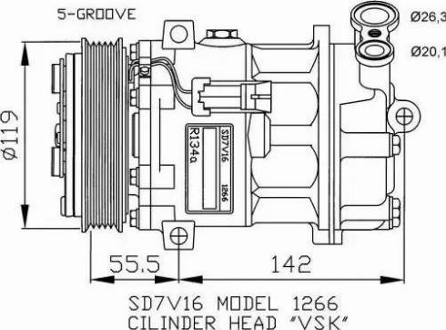 NRF 32269G - Compressore, Climatizzatore autozon.pro