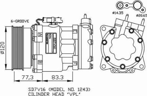 NRF 32266G - Compressore, Climatizzatore autozon.pro