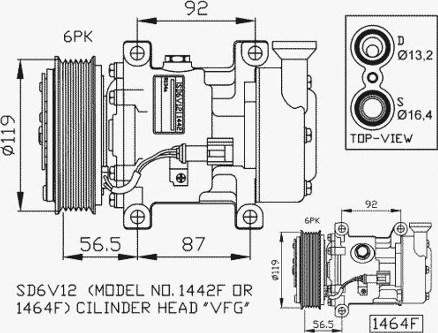 NRF 32260 - Compressore, Climatizzatore autozon.pro