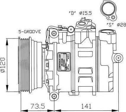 NRF 32261G - Compressore, Climatizzatore autozon.pro