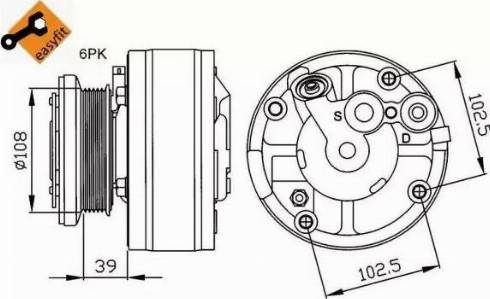 NRF 32209G - Compressore, Climatizzatore autozon.pro