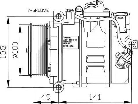 NRF 32216G - Compressore, Climatizzatore autozon.pro