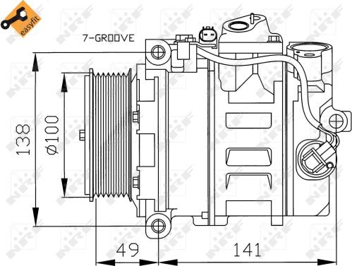 NRF 32216 - Compressore, Climatizzatore autozon.pro