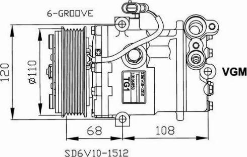 NRF 32230G - Compressore, Climatizzatore autozon.pro